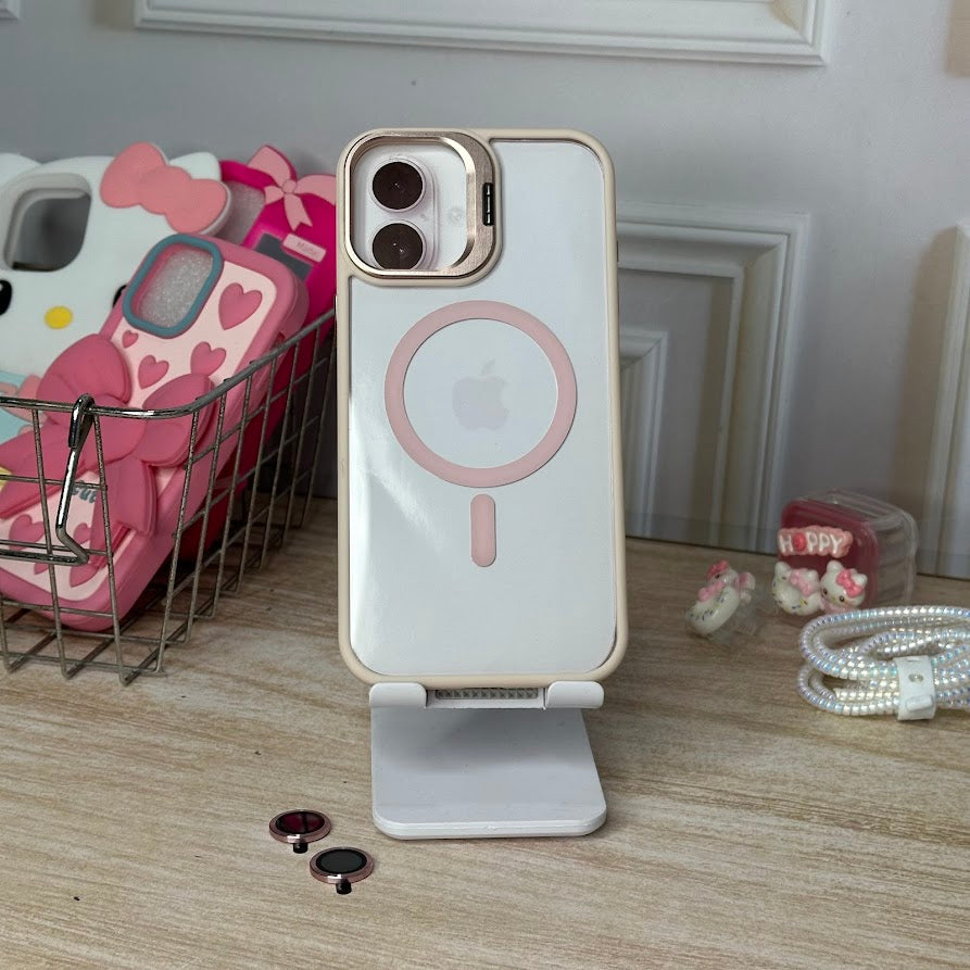 Combo MagSafe rosa IPH 16 PLUS