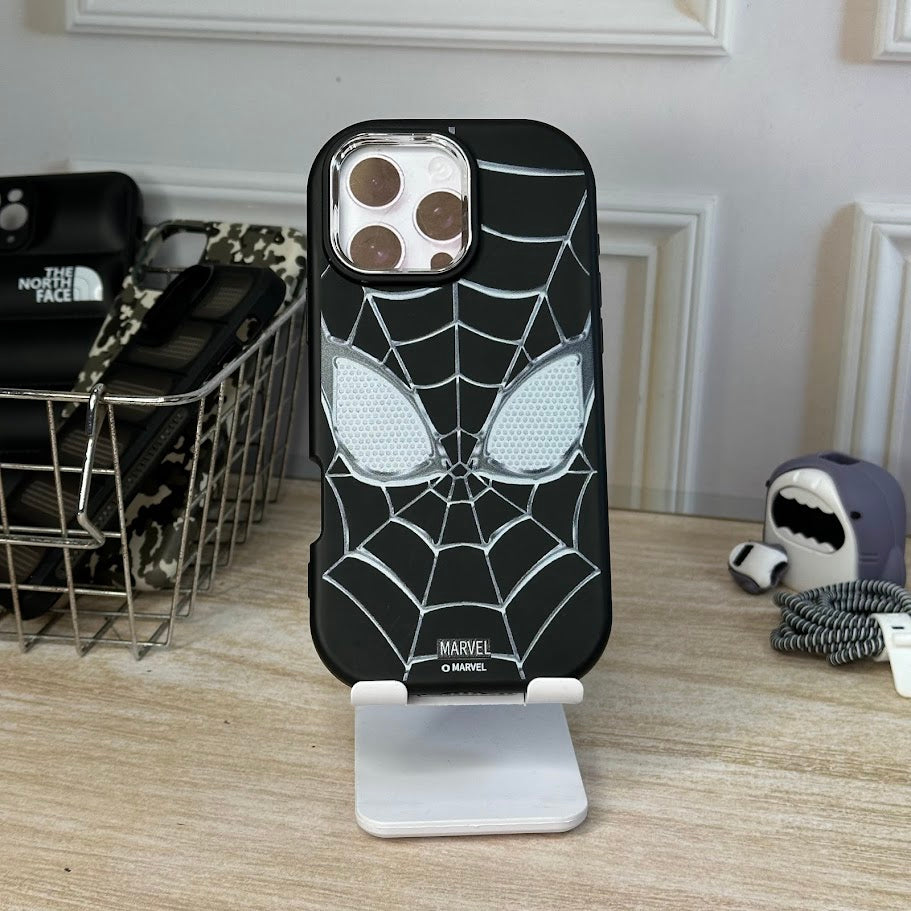 Spiderman negro IPH 16 PRO MAX