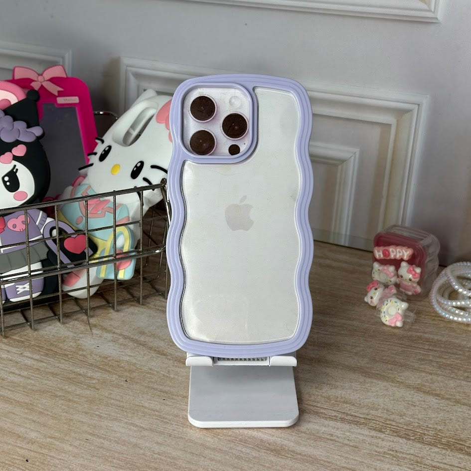 Case nube lila iph 15 pro max