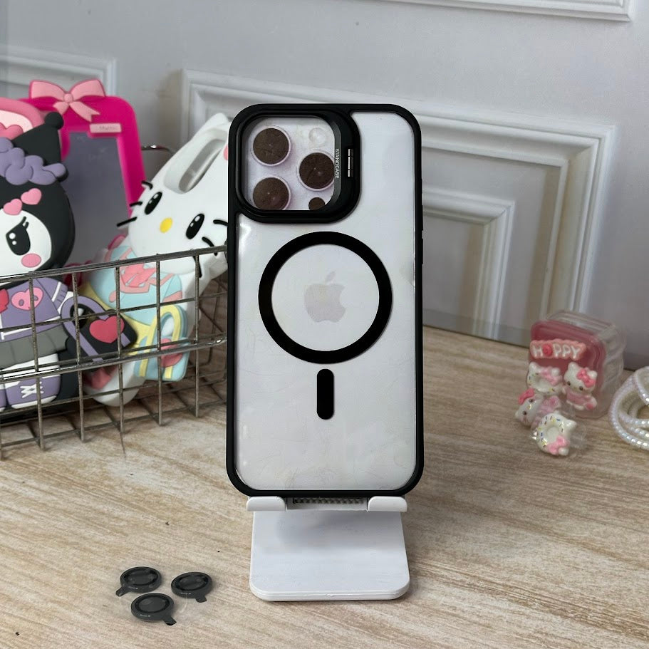 Combo MagSafe negro iph 15 pro Max