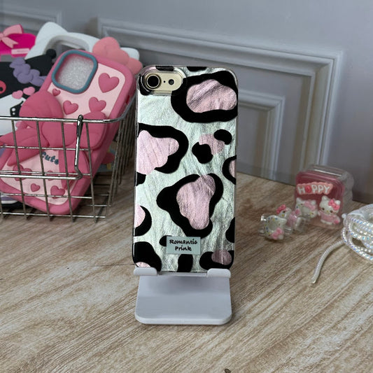 Animal print rosa + strap IPH 7/8 Y SE