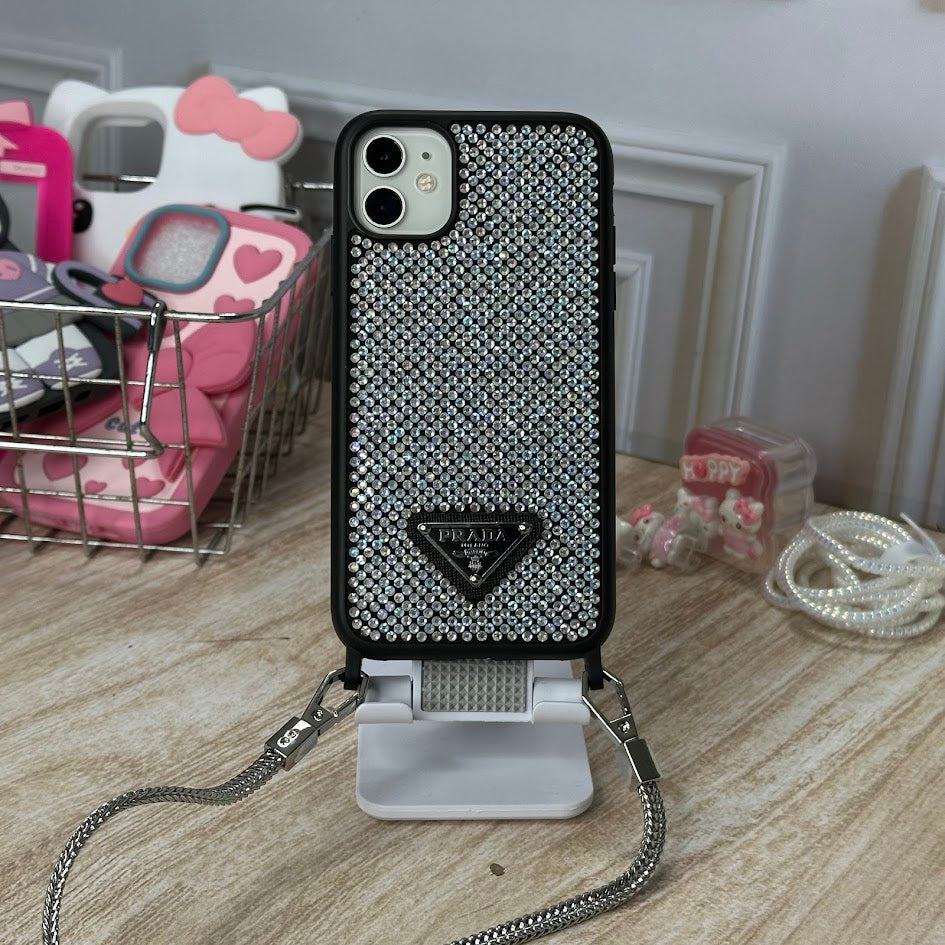 Prada brillante tornasol + strap IPH 11
