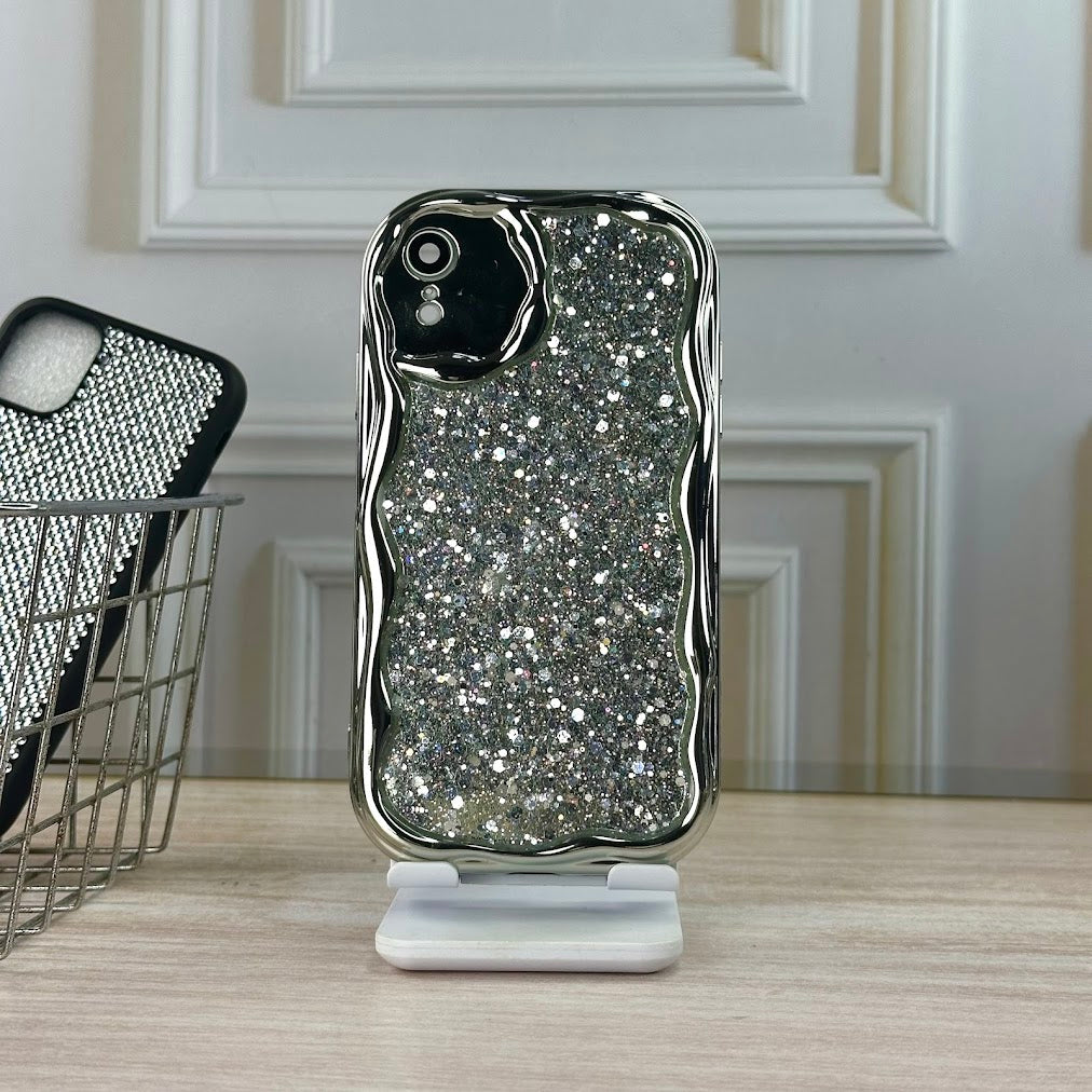 Case glitter plata IPH XR