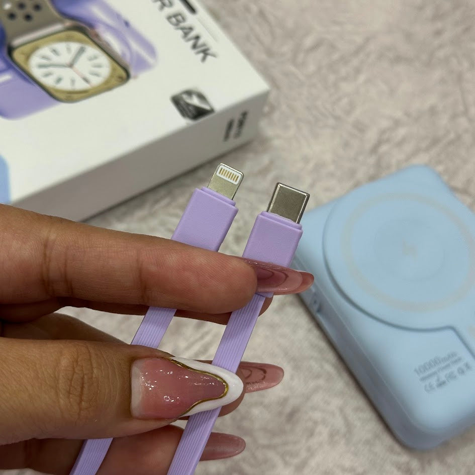 Power Bank Celeste Accesorios