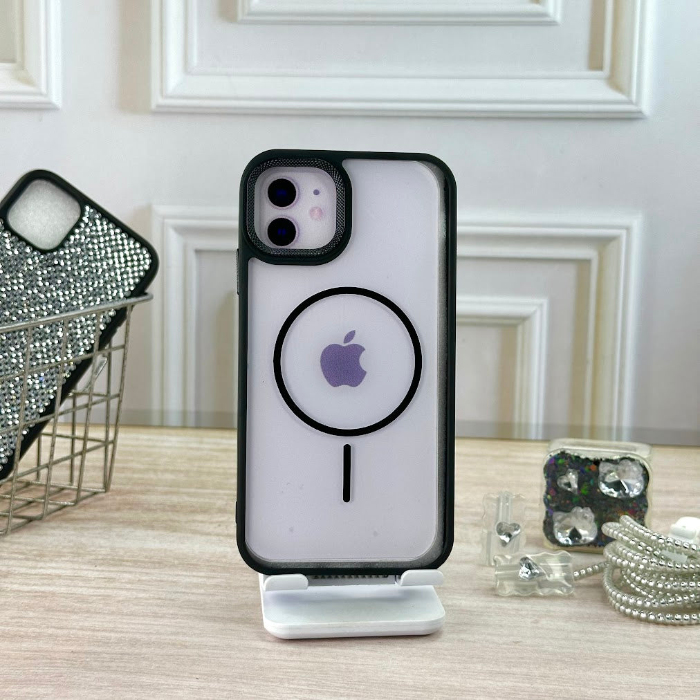 Humo transpirado negro con soporte IPH 11