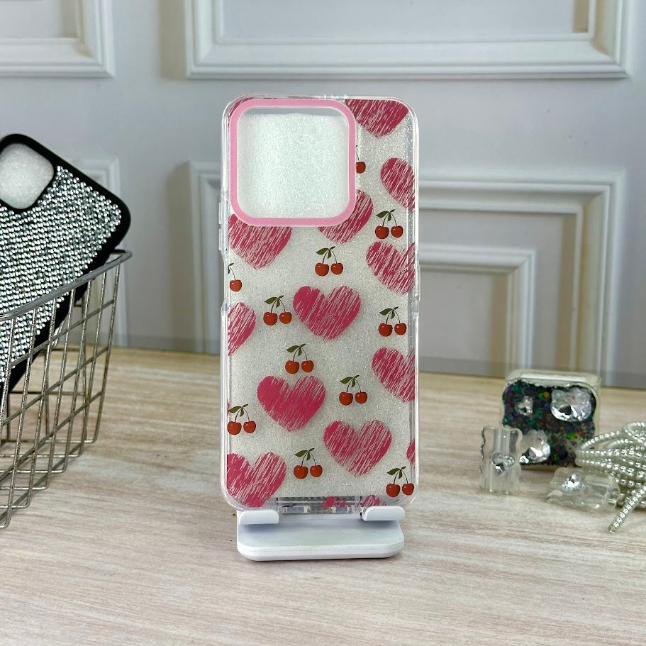 GLITTER CORA Y CEREZAS HONOR X8C