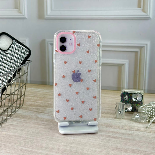 Glitter corazones IPH 11