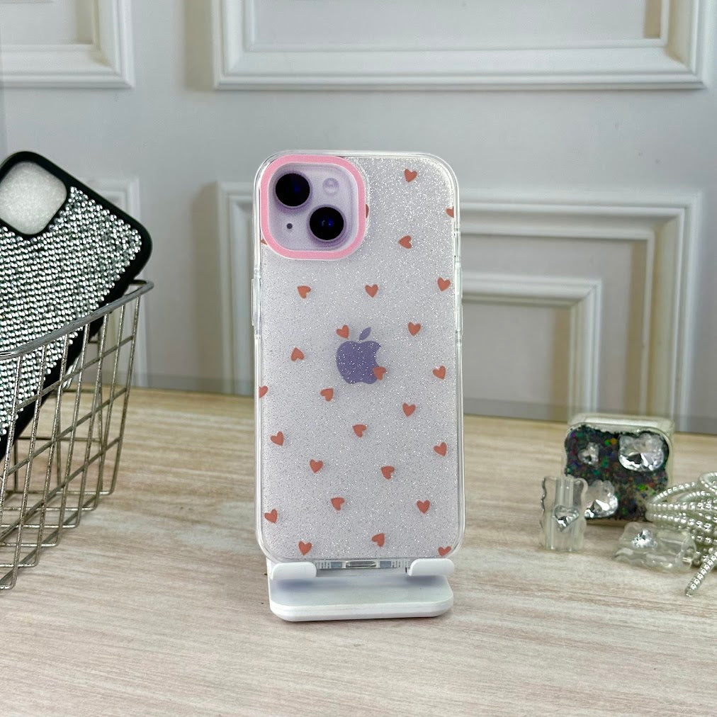 GLITTER CORAZONES IPH 15