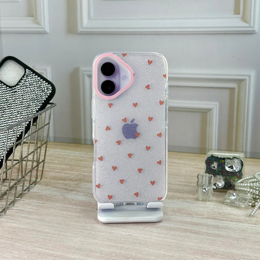 GLITTER CORAZONES IPH 17