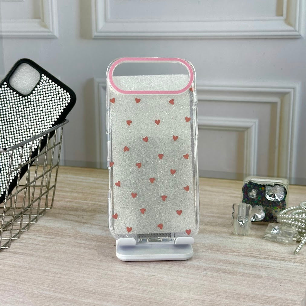 GLITTER CORAZONES IPH 17 AIR