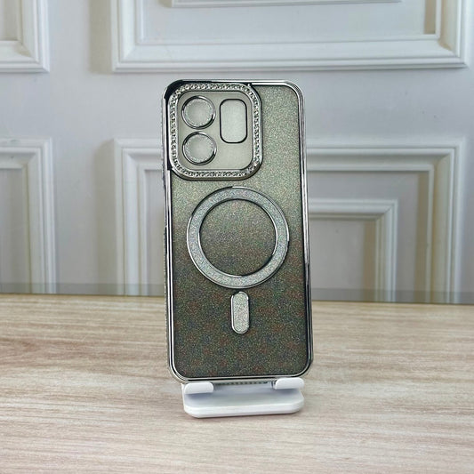 GLITTER MAGSAFE PLATEADO INFINIX HOT 50i