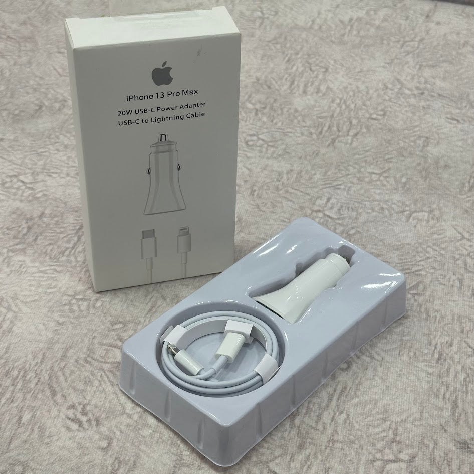 Cargador de carro 20w apple