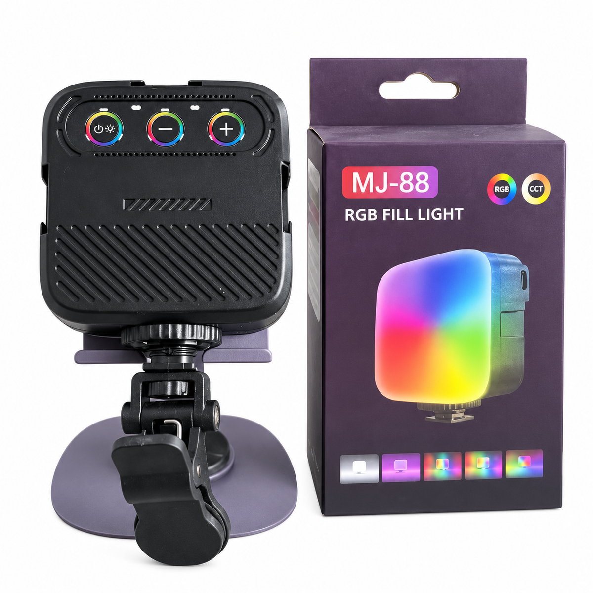 LUZ LED PORTATIL CLIP MJ800