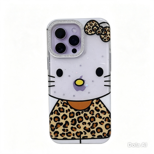 CASE H KITTY ANIMAL PRINK MAS AROS IPH 16 PRO MAX