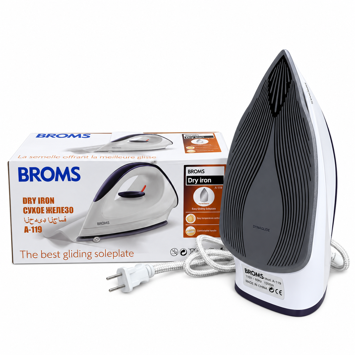 PLANCHA DE ROPA BROMS
