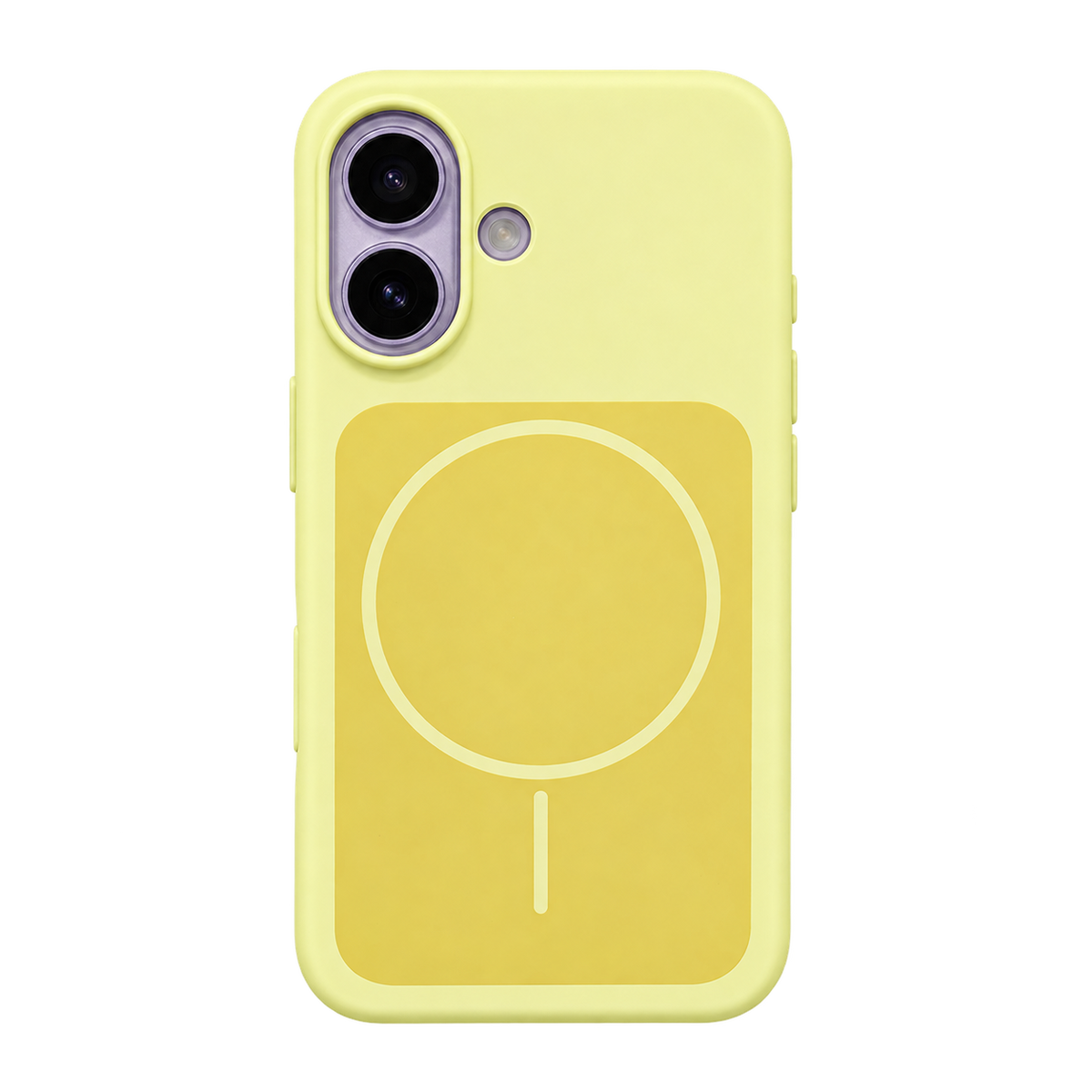 CASE SILICON WALLET AMARILLO IPH 16/17