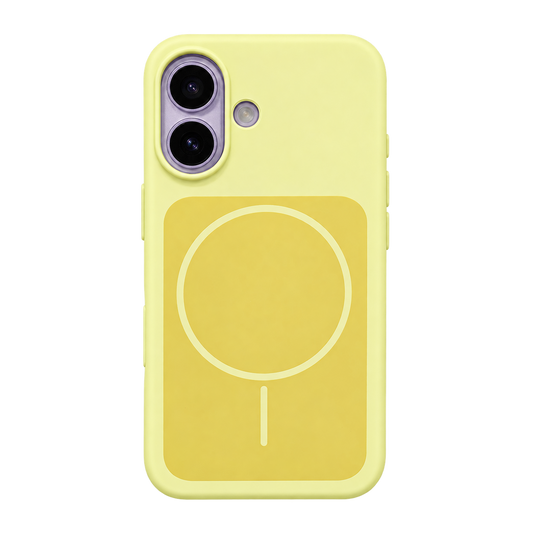 CASE SILICON WALLET AMARILLO IPH 16/17