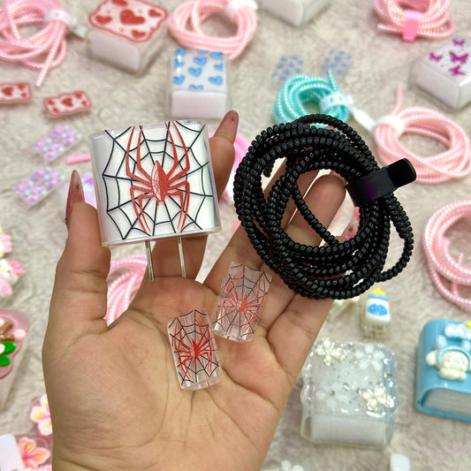 Protector de cargador hombre araña