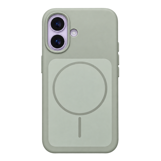 CASE SILICON WALLET GRIS IPH 16/17