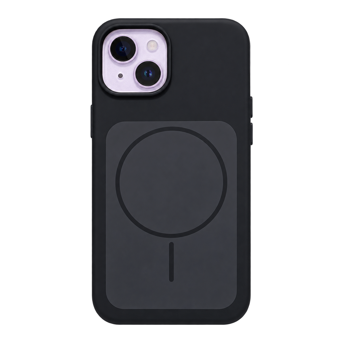 CASE SILICON WALLET NEGRO IPH 13/14/15